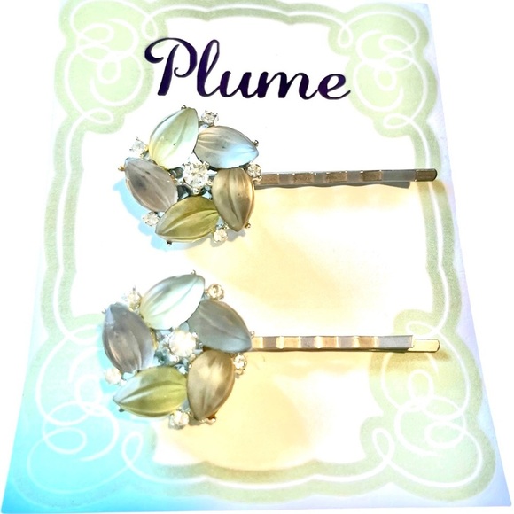 Spring Pastel Jeweled Hair Pin Clips & Barrettes Vintage-Inspired NWT - Picture 4 of 4